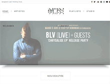 Tablet Screenshot of dowse-music.com